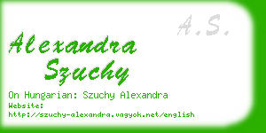 alexandra szuchy business card